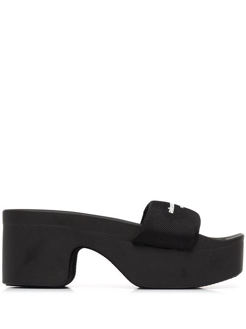 SLIPPERS WITH AW PLATFORM IN NYLON Alexander Wang | 30322S020001